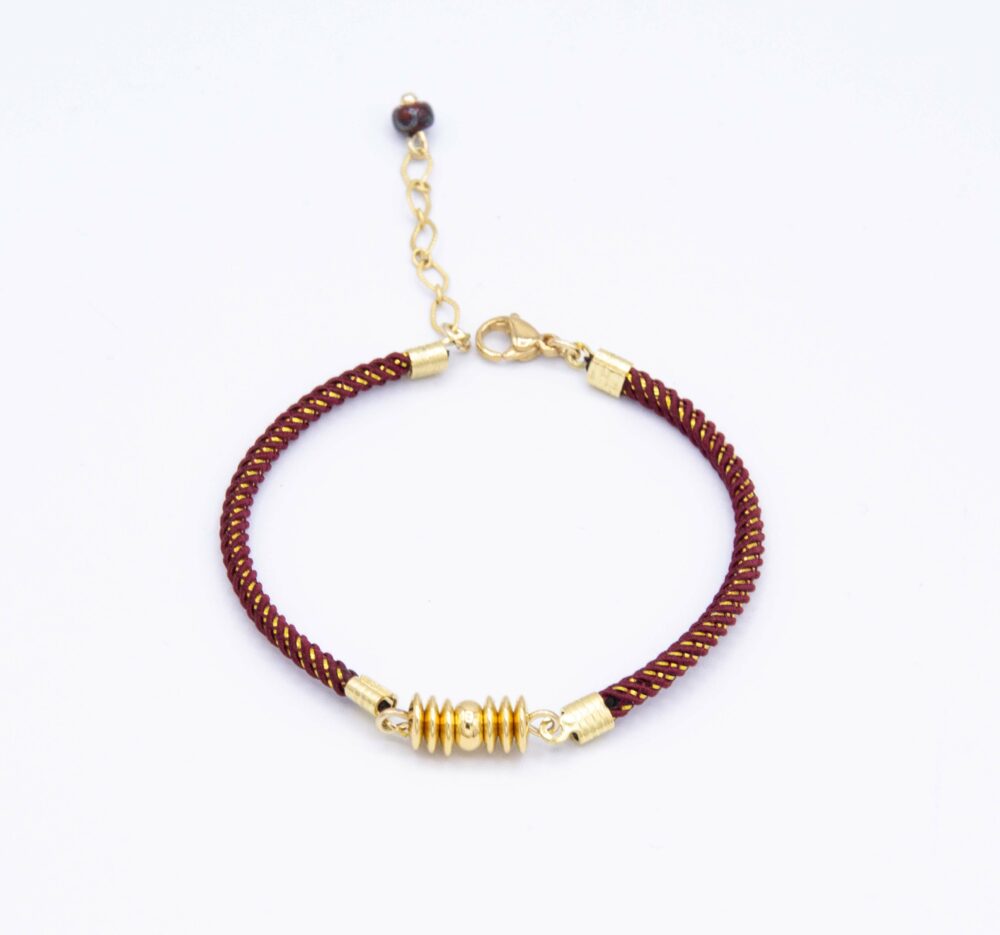 bracelets-jonc-textile-doré